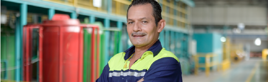 Banner de Vendedor de pasillo y de mostrador de ferreterías